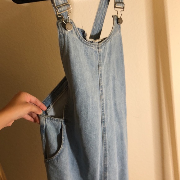 Denim Overall Dress - Picture 4 of 4